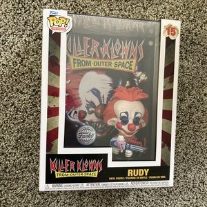 Funko POP VHS Covers Killer Klowns From Outer Space Rudy #15 Walmart Exclusive